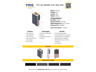 PTP-40-320x80-4.2V-40A-IP54